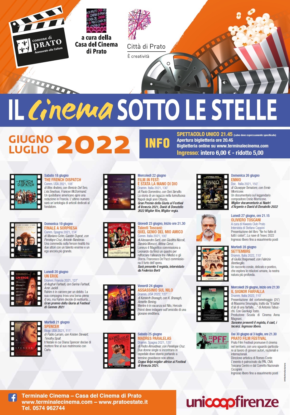 CINEMA AL CASTELLO 2022. IL PROGRAMMA DI GIUGNO